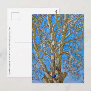 Akseli Gallen-Kallela - Crack Willow en Blue Bird Briefkaart