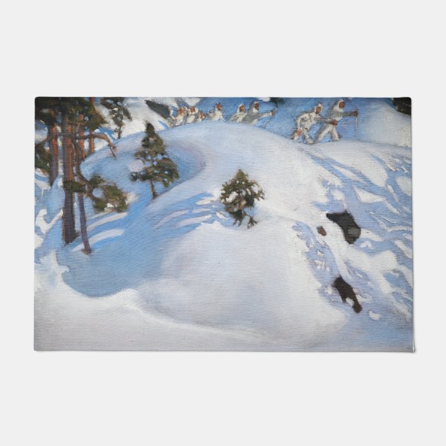 Akseli Gallen-Kallela - Februari Vision Deurmat (Voorkant)