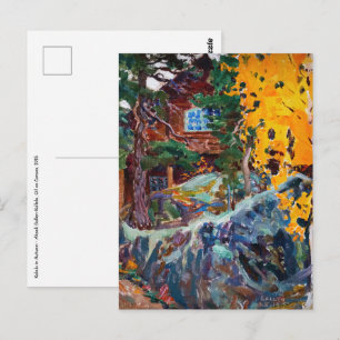 Akseli Gallen-Kallela - Kalela in het najaar Briefkaart