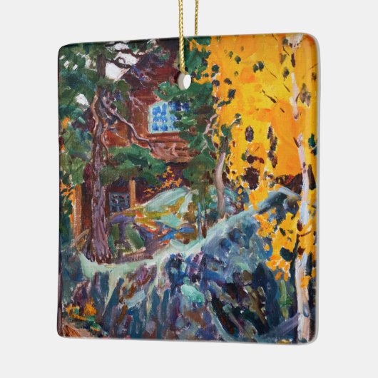 Akseli Gallen-Kallela - Kalela in het najaar Keramisch Ornament (Links)