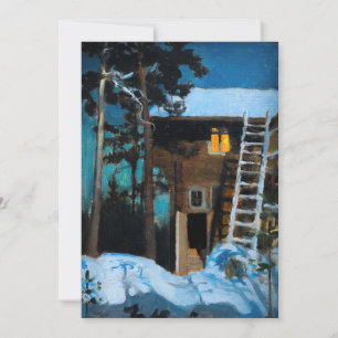 Akseli Gallen-Kallela - Kalela op een winter Kaart