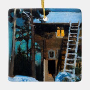 Akseli Gallen-Kallela - Kalela op een winter Keramisch Ornament