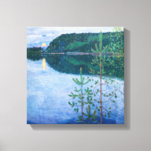 Akseli Gallen-Kallela - Lente Nacht Canvas Afdruk