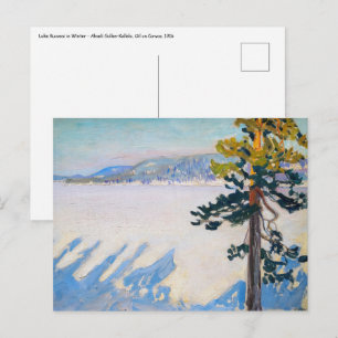 Akseli Gallen-Kallela - Meer Ruovesi in de winter Briefkaart