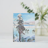 Akseli Gallen-Kallela - Skaters nabij Kalela Shore Briefkaart (Staand voorkant)