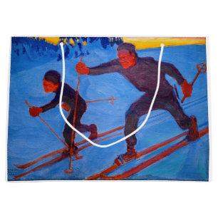Akseli Gallen-Kallela - Skiers Groot Cadeauzakje