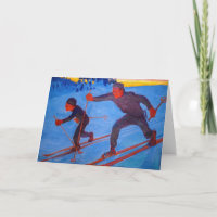 Akseli Gallen-Kallela - Skiers