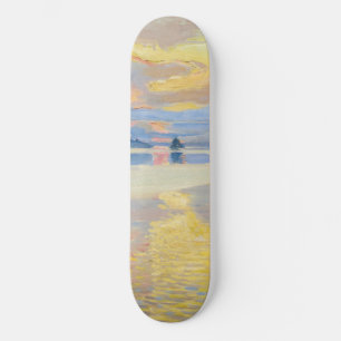 Akseli Gallen-Kallela - Sunset over het Ruovesi-me Skateboard