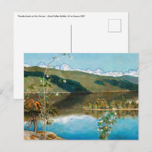 Akseli Gallen-Kallela - Thunderclouds on Horizon Briefkaart