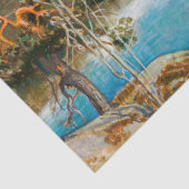 Akseli Gallen-Kallela - Thunderclouds on Horizon Tissuepapier (Detail)