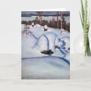 Akseli Gallen-Kallela - Winterlandschap #1 Kaart