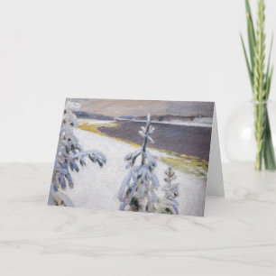 Akseli Gallen-Kallela - Winterlandschap #2 Kaart