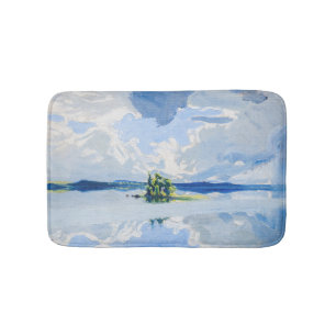 Akseli Gallen-Kallela - Wolken boven een meer Badmat