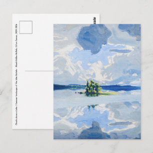 Akseli Gallen-Kallela - Wolken boven een meer Briefkaart