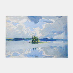 Akseli Gallen-Kallela - Wolken boven een meer Deurmat