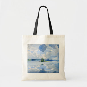 Akseli Gallen-Kallela - Wolken boven een meer Tote Bag