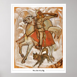 Akseli Gallen-Kallela Zedign affiche d'art #262