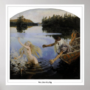 Akseli Gallen-Kallela Zedign affiche d'art #66