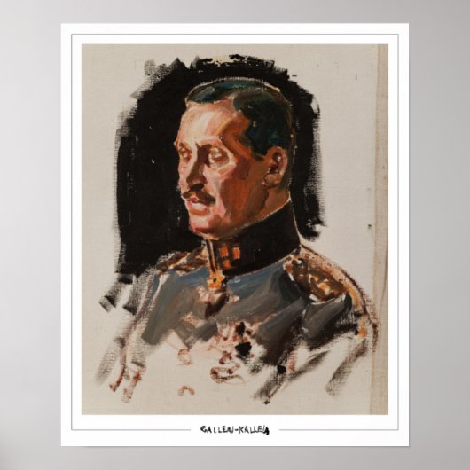 Akseli Gallen-Kallela Zedign Art Poster #14 (Voorkant)