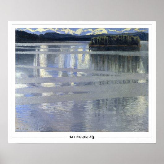 Akseli Gallen-Kallela Zedign Art Poster #30 (Voorkant)