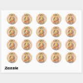 Akshobhya Buddha Ronde Sticker (Vel)