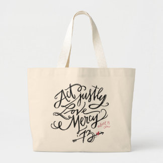 Akte Justly. Liefde Mercy. /Abort73.com Grote Tote Bag