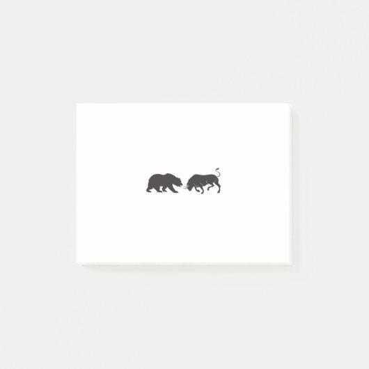 Aktien Bear Bull Börse Post-it® Notes (Voorkant)