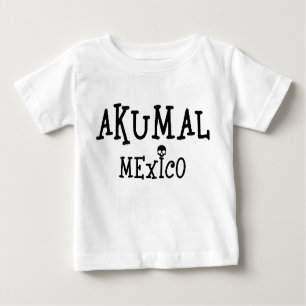 Akumal Mexico Design - Baby Fine Jersey T-Shirt