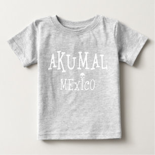 Akumal Mexico Design - Baby Fine Jersey T-Shirt