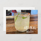 Akumal Mexico Design - Carte postale standard (Devant / Derrière)