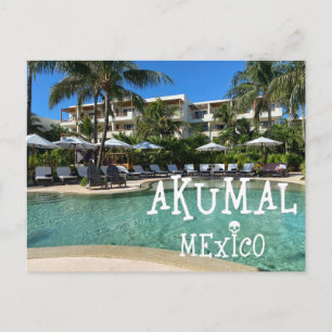 Akumal Mexico Design - Carte postale standard