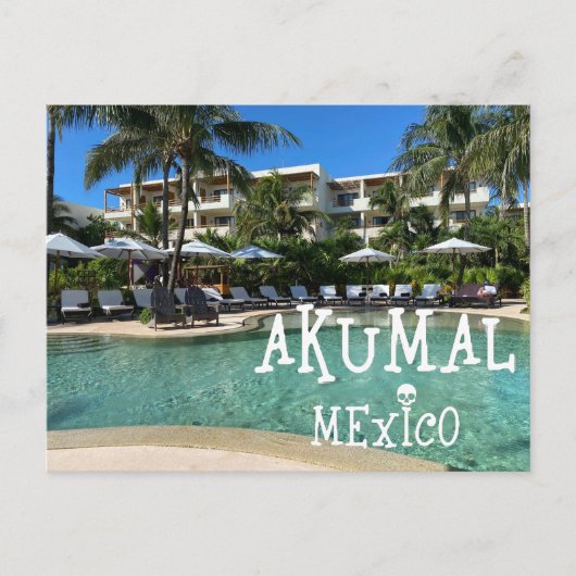 Akumal Mexico Design - Carte postale standard (Devant)