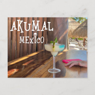Akumal Mexico Design - Carte postale standard
