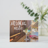 Akumal Mexico Design - Carte postale standard (Debout devant)