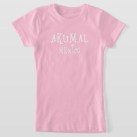 Akumal Mexico Design - Girls' Fine Jersey T-Shirt