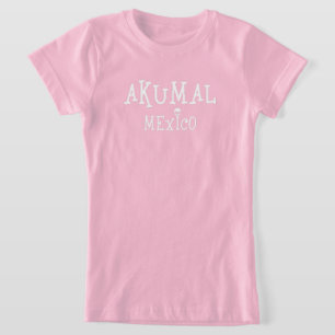 Akumal Mexico Design - Girls' Fine Jersey T-Shirt