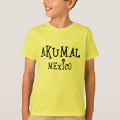 Akumal Mexico Design - Kinderen Basic T-Shirt (Voorkant)