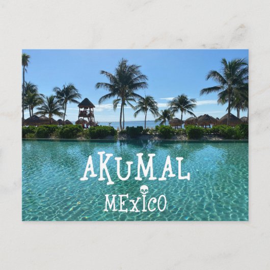 Akumal Mexico Design - Standaard Briefkaart (Voorkant)