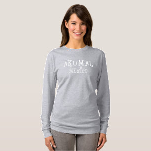 Akumal Mexico Design - T-shirt à manches longues d