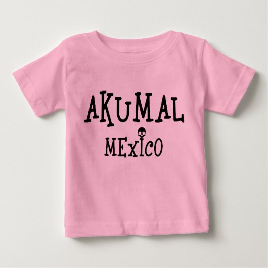 Akumal Mexico Design - T-shirt Baby Fine Jersey (Devant)