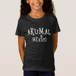 Akumal Mexico Design - T-shirt en jersey fin pour