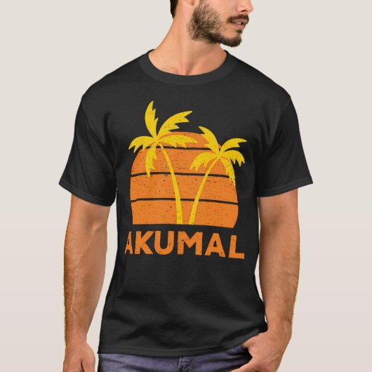 Akumal Retro T-shirt (Voorkant)