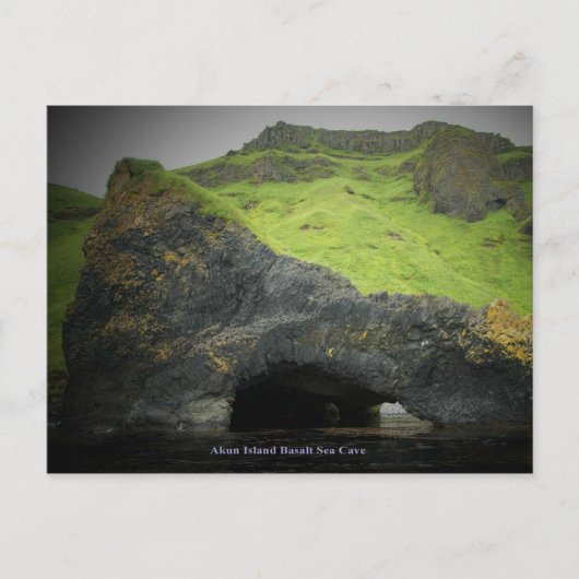 Akun Island Basalt Zee Cave Briefkaart (Voorkant)