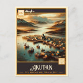 Akutan, Alaska | Oude ansichtkaart Briefkaart (Voorkant)