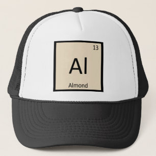 Al - Almond Nut Chemistry Periodic Table Symbol Trucker Pet