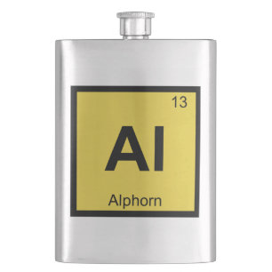 Al - Alphorn Muziek Chemie Periodiek Systeem Symbo Flacon