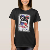 Al American Girl Bleaching Patriotic Juli T-shirt (Voorkant)
