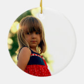 Al American Girl Personalized Ceramic Ornament (Achterkant)