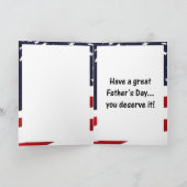 Al Amerikaans Vaderdag Lijst Kaart (Binnen)