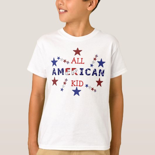 AL AMERIKAANSE T-SHIRT VAN HET KIND (Voorkant)